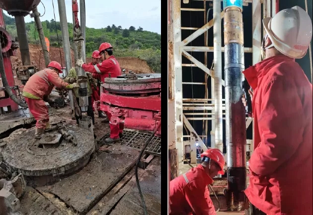 Drilling Team in Action with the QOILTECH Near-Bit LWD System